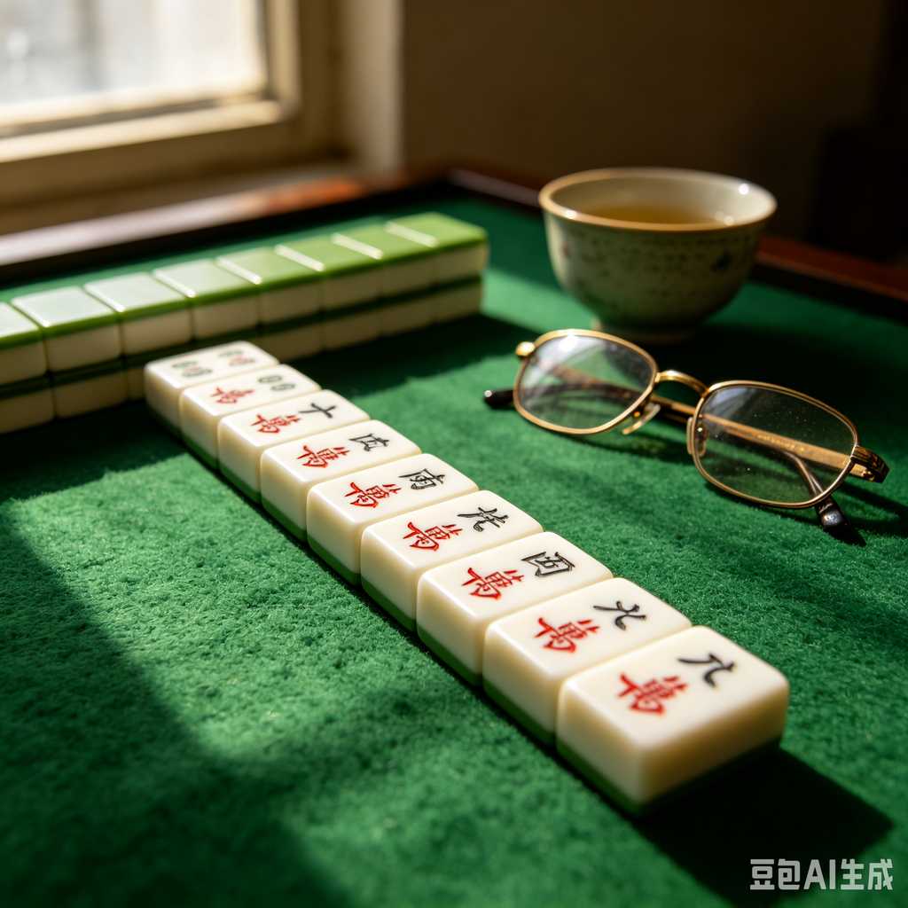 simulated ivory mahjong set